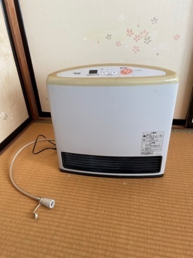商談中、受付一旦中止LPガスファンヒーター