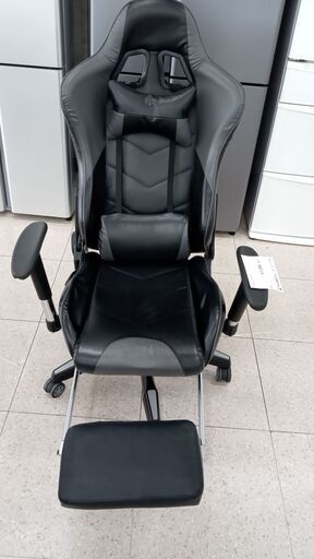 ★ジモティ割あり★  ゲーミングチェア 黒 H×D×W クリーニング済み TJ2831