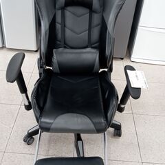 ★ジモティ割あり★  ゲーミングチェア 黒 H×D×W クリーニ...