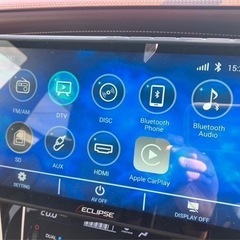 ECLIPSEイクリプスAVN-HS01Fフローティング10.1型メモリーナビゲーションApple Carplay/HDMI入出力対応の画像