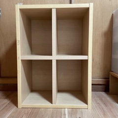 カラーボックス２つ