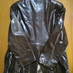 婦人ジャケット　アウター　DEGARO  こげ茶　合皮　1.2度使用　シミ汚れ穴無しの画像