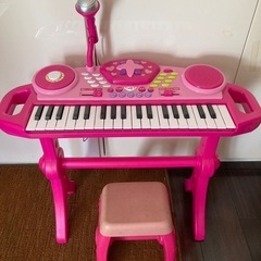 値下げ！キッズ　キーボード　ピアノ　マイク付き　おもちゃ