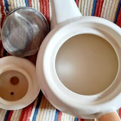 ☕ティーポット 茶漉し付きの画像