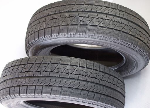 ブリザック VRX 215/65R16 10部山＋9.5山 2本セット ブリヂストン BS スタッドレスタイヤ エクストレイル アルファード  デリカD4等