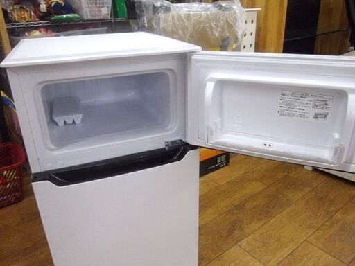 冷蔵庫 93L 2019年製 Hisense HR-B95A 2ドア 右開き ホワイト コンパクト 小型 ハイセンス 札幌 厚別店