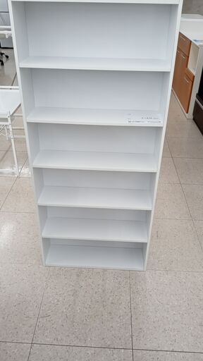 ★ジモティ割あり★ 山善 本棚 白 H134×D17×W59.5 クリーニング済み TJ2836