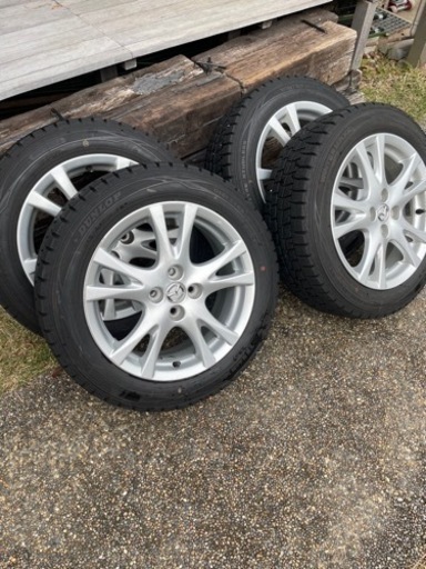 185/60R16 マツダデミオ純正ホイール+スタッドレスタイヤ