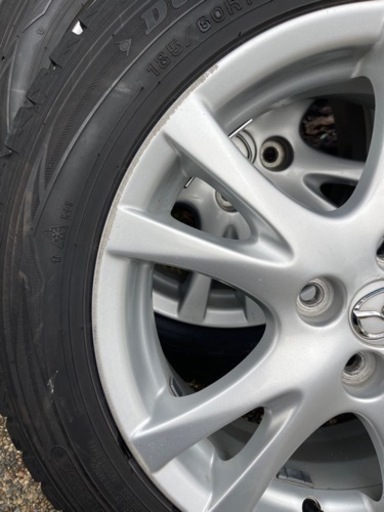 185/60R16 マツダデミオ純正ホイール+スタッドレスタイヤ
