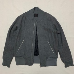 センスオブプレイス アーバンリサーチ メルトンMA-1 ウールラ...