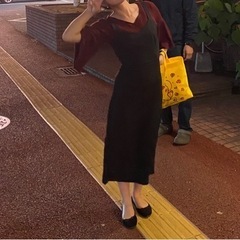 レディースファッション　ワインレッドニットセーター　1点