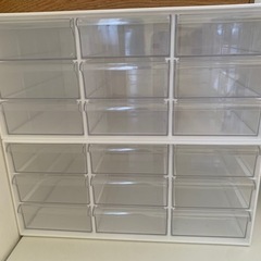 ニトリ　レターケース9個引き出し　×2個の画像
