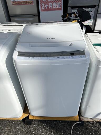 ★【日立】全自動洗濯機　2018年製　8kg(BW-V80F)【3ヶ月保証付き★送料に設置込み】自社配送時代引き可※現金、クレジット、スマホ決済対応※