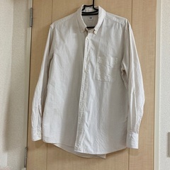 ユニクロ　ボタンダウン長袖シャツ　Lサイズ