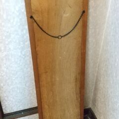 ウッドフレーム姿見、鏡の画像