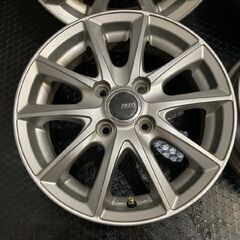 BS BRIDGESTONE PREO L5 プレオ 社外ホイール 14インチ 4本 4.5J4H100PCD+45 ミライース タント ワゴンR等　(VHA487) クレジットカード QRコード決済可能の画像