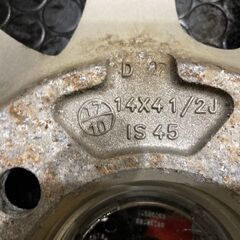 BS BRIDGESTONE PREO L5 プレオ 社外ホイール 14インチ 4本 4.5J4H100PCD+45 ミライース タント ワゴンR等　(VHA487) クレジットカード QRコード決済可能の画像