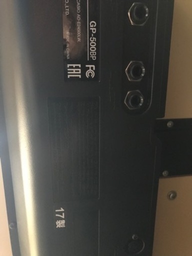 カシオ　GP500 BP 椅子ヘッドフォン 付属