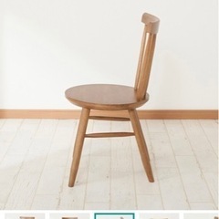 ニトリ　ダイニングチェア2脚の画像