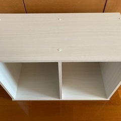2段収納ボックス　の画像