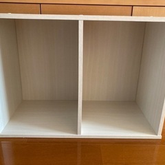 2段収納ボックス　の画像