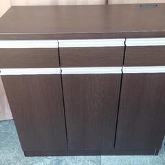 大川家具 東馬 カウンター キッチンボード収納 食器棚