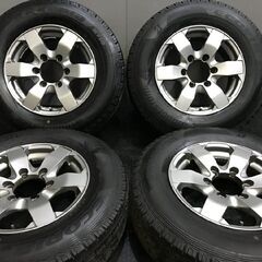 【BS R710 195/80R15 107/105N LT】夏タイヤ【社外ホイール 15インチ 6J6HPCD139.7+33】21年製 バリ溝 ハイエース等　(VTH812) クレジットカード QRコード決済可能