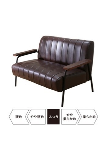 ショップ 引取り期間限定❣️傷・汚れに強い️合成皮革2人用ソファ⸝⸝