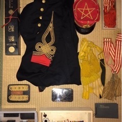 【値下げ】大正時代 三ツ星 隊長 兵服 メダル 勲章 写真