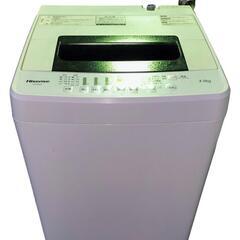 【ジ1113-17】Hisense ハイセンス 全自動電気洗濯機 2019年製 HW-E4502 4.5kg