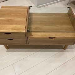 【取引終了】ドレッサーテーブル（鏡･収納付き）の画像