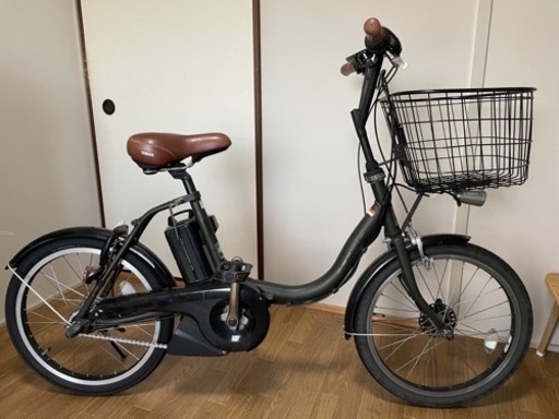 大阪府　パナソニック　黒のシティタイプ電動アシスト自転車　27インチ パナソニック 電動アシスト自転車 黒 シティタイプ 大阪府