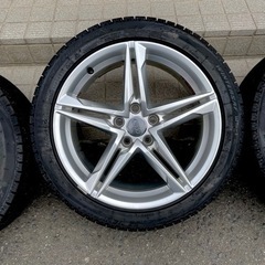 アウディ 純正 18インチ ホイール スタッドレスタイヤ4本セット