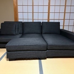 【引取りのみ】アルモニア/カウチソファk-029-3の画像