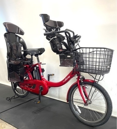 関東全域送料無料　業界最長12ヶ月保証　電動自転車　ヤマハ　パスバビーアン　新型 20インチ 12.3ah パワフル　赤