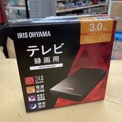 S158 ⭐ アイリスオーヤマ HDD 3TB HD-IR3-V1 ⭐動作確認済 ⭐クリーニング済の画像