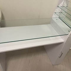 【お話し中】ネイルデスク＊チェア＊ワゴン＊フット台の画像