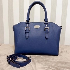 MICHEAL KORS 2wayハンドバッグ ネイビー