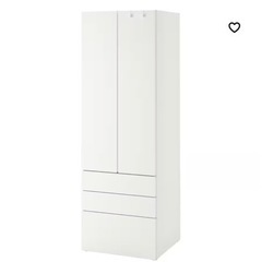 【11/25,26受け渡し】IKEA 衣類収納ワードローブ　クローゼットの画像
