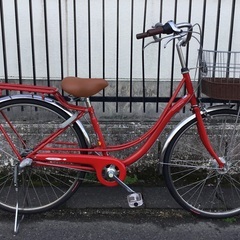 ＜整備済み・超お得美品車＞シティサイクル26インチ自転車・LED...