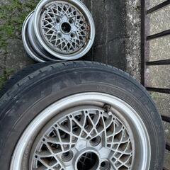希少 当時物 旧車 ホイール 13インチ 4穴 114.3 軽自...