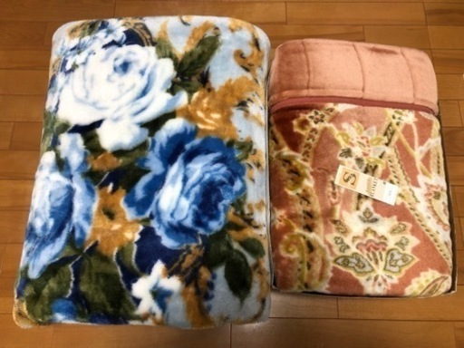 新品未使用　わたしん　毛布　他１枚おまけ