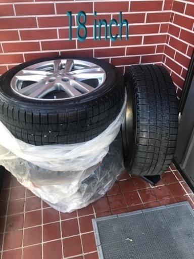 スタットレスタイヤ、アルミ　４本　ナンカン (台湾メーカー)中古