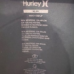 【美品】Hurley レディース ウェットスーツ タッパ MS sizeの画像