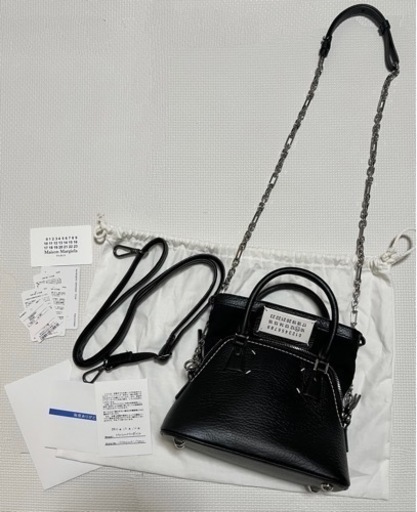 美品　メゾンマルジェラ 2WAY 5AC S56WG0081 (T8013 BLACK