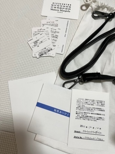 美品　メゾンマルジェラ 2WAY 5AC S56WG0081 (T8013 BLACK
