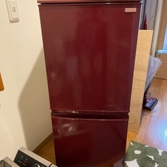 シャープ　冷蔵庫　中古　2ドア　2012年製