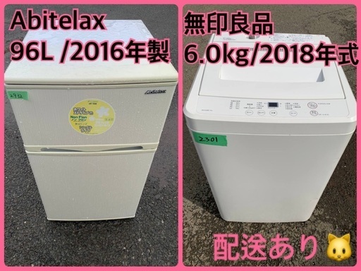 ⭐️2018年製⭐️ 限界価格挑戦！！新生活家電♬♬洗濯機/冷蔵庫♬101