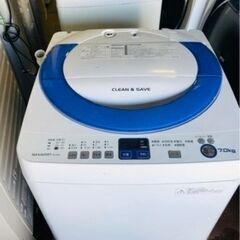 福岡市内配送設置無料　SHARP　全自動洗濯機 7.0ｋｇ　ヤマダ電機オリジナル　ES-GE70-N