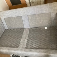 【決まりました】引っ越しの為12月中旬最終‼引き取り手なければ処分予定、IKEAソファー　2人掛けの画像